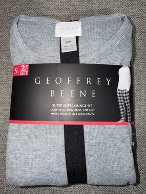 Geoffrey Beene Light Grey Crew Neck Lounge Set